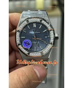 Audemars Piguet Royal Oak 37MM Montre cadran bleu en mouvement 3120 - Réplique 1:1 