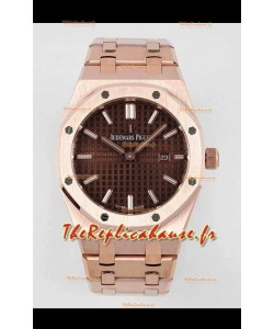 Audemars Piguet Royal Oak 33MM Cadran or rose marron Montre réplique 1:1 