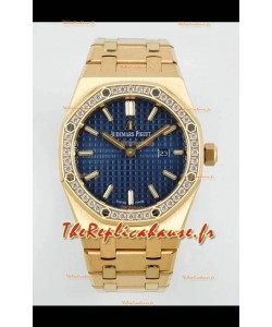 Audemars Piguet Royal Oak 33MM Cadran or jaune et bleu Montre réplique 1:1