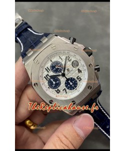 Audemars Piguet Royal Oak Offshore Chronographe Cadran blanc Acier 904L Mouvement 1:1 Mirror 3126