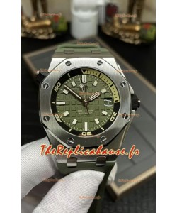 Montre Audemars Piguet Royal Oak Ultimate Réplique Suisse 1:1 Cadran Vert Mouvement Cal.4308