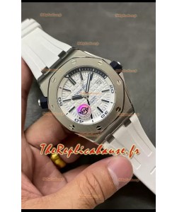 Audemars Piguet Royal Oak Ultimate Réplique montre suisse 1:1 Cadran Blanc Mouvement Cal.3120