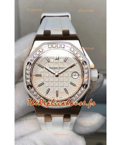 Audemars Piguet Royal Oak Offshore 37MM Swiss Quartz Réplique Miroir 1:1 Montres en or rose