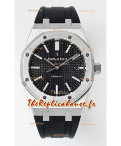 Audemars Piguet Royal 15400 41MM Cadran noir Acier 904L Mouvement CAL.3120 Réplique miroir 1:1 