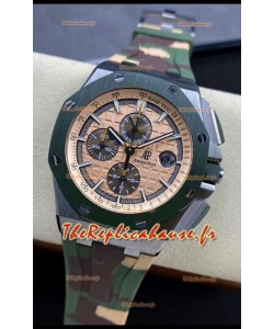 Audemars Piguet Royal Oak Offshore CAMO 44MM Chronographe Montres Réplique Miroir 1:1 - Acier 904L