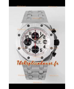 Audemars Piguet Royal Oak Offshore PANDA Chronographe Montre réplique miroir 1:1 - Acier 904L