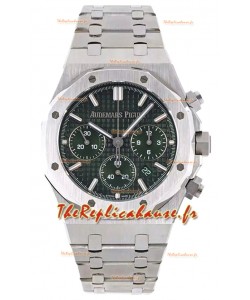 Audemars Piguet Réplique Chronographe Royal Oak 1:1 - Acier 904L - Cadran vert 41MM