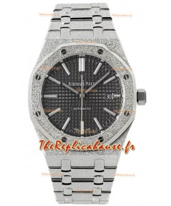 Audemars Piguet Royal Oak Frosted 37MM Cadran gris à remontage automatique Montre réplique 1:1