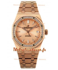 Audemars Piguet Montre Royal Oak 37MM Givrée en Mouvement 3120 - Réplique 1:1 Miroir