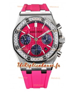 Audemars Piguet Royal Oak Offshore Chronographe cadran rose 37MM - Réplique Montre Suisse 