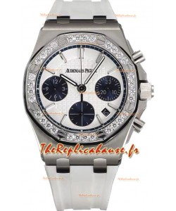 Audemars Piguet Royal Oak Offshore Chronographe cadran blanc 37MM - Montre Suisse Réplique 