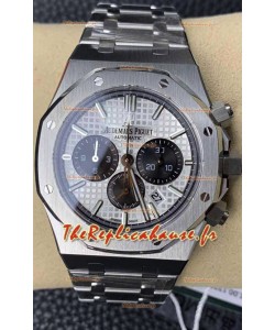 Audemars Piguet Royal Oak Chronograph Cadran blanc Bracelet acier Réplique Montre Suisse