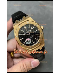Audemars Piguet Royal Oak 15510 50e Anniversaire 41MM Cadran Noir Or Rose 41MM Réplique Miroir 1:1