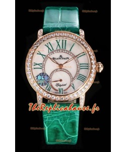 Blancpain Montre Super Clone Lady Bird Colors Edition en boîtier or rose