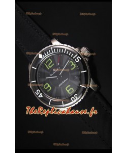 Reproduction de Montre Suisse Blancpain 500 Fathoms avec un Cadran Gris - 1:1 Edition Miroir