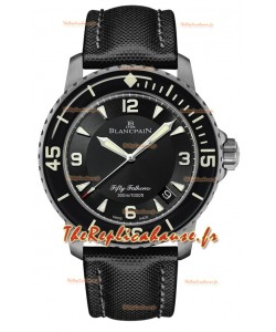 Blancpain Fifty Fathoms Automatique Titanium Edition Montre réplique 1:1 suisse 