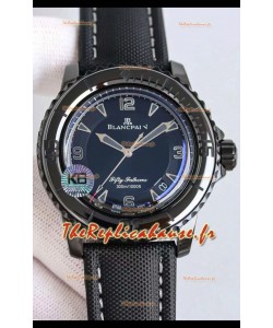 Blancpain Fifty Fathoms Automatique revêtement PVD Montre réplique 1:1 