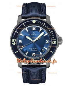 Blancpain Fifty Fathoms Automatique Titanium Edition Montre réplique 1:1 Suisse 