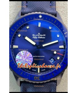 Blancpain Fifty Fathoms Edition Boîtier TITANE - Miroir 1:1 Réplique Montres