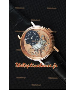 Montre Breguet Tradition 7057BR/R9/9W6 Pink Gold Dual Tourbillon Suisse Répliquée 
