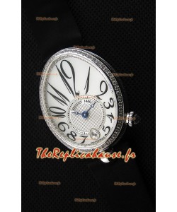 Breguet Reine De Naples Montre Femme Suisse 1:1 Acier Inoxydable Montre Réplique Miroir 