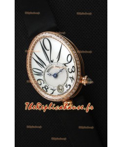Breguet Reine De Naples Montre Femme Suisse 1:1 Or rose Montre Réplique