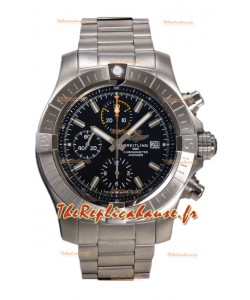 Breitling Avenger Chronograph 45 Cadran noir Montre réplique 1:1 suisse 