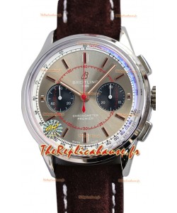 Breitling Premier B01 Chronographe 42 Edition Boîtier Acier Cadran Acier - Montre réplique 1:1 