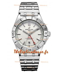 Breitling Chronomat Automatic GMT 40 Cadran Blanc Réplique Suisse 1:1