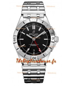 Breitling Chronomat Automatic GMT 40 Cadran noir Montre réplique 1:1 Suisse 