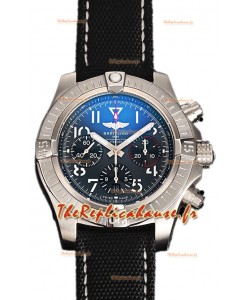Breitling Avenger Chronograph 45 Cadran noir Montre réplique 1:1 Suisse 