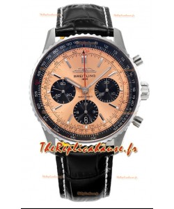 Breitling Navitimer B01 Chronograph 43 Cadran Cuivre - Boîtier Acier 904L Réplique Suisse 1:1 