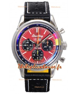 Breitling Top Time B01 Chevrolet Corvette Montre réplique 1:1 en cuir 