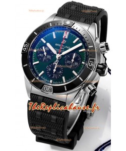 Breitling Chronomat B01 42 Edition Suisse 904L Boîtier Acier Cadran Vert Montre Réplique 1:1 