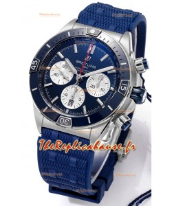 Breitling Chronomat B01 42 Edition Suisse 904L Boîtier Acier Cadran Bleu Montre Réplique 1:1 