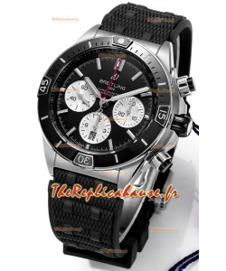 Breitling Chronomat B01 42 Edition Swiss 904L Boîtier acier Cadran noir Montre réplique 1:1