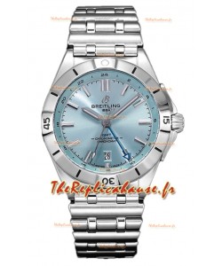 Breitling Chronomat Automatic GMT 40 Cadran bleu clair Montre réplique 1:1 Suisse 