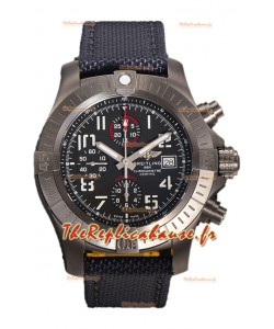Breitling Avenger Bandit Cadran noir Boîtier titane Montre réplique 1:1 Suisse 