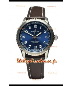 Breitling Navitimer Aviator 8 Automatic 41 Cadran bleu Montre réplique 1:1 suisse 