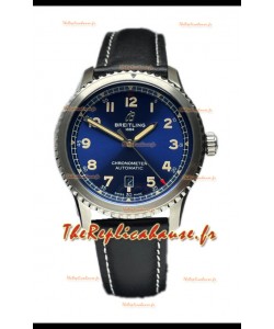 Breitling Navitimer Aviator 8 Automatic 41 Cadran bleu Montre réplique 1:1 Suisse 