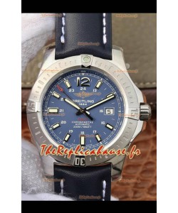 Breitling Chronometre COLT 41 Cadran bleu clair Réplique Montre Suisse Automatique