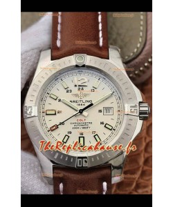 Breitling Chronometre COLT 41 Cadran Blanc Réplique Montre Suisse Automatique