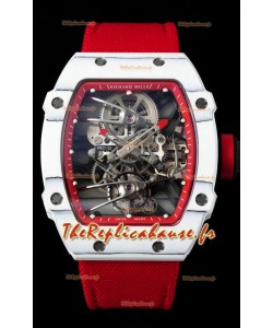 Richard Mille RM027-02 Rafael Nadal Réplique de Montre Tourbillon Authentique Mouvement 1:1 Miroir