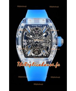 Richard Mille RM12-01 Boîtier Saphir avec Mouvement Tourbillon Véritable Réplique Ultime 1:1