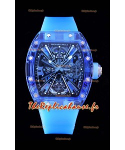Richard Mille RM12-01 Boîtier Saphir avec Mouvement Tourbillon Véritable Réplique Ultime 1:1