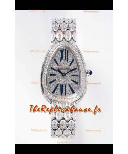 Bvlgari Serpenti Seduttori Edition Montre en diamants Boîtier acier - Réplique 1:1
