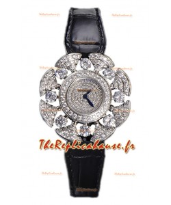Bvlgari Divas's Dream Edition Montre en acier - Cadran pavé de diamants Réplique Suisse