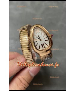 Bvlgari Serpenti Edition Montre boîtier or rose en qualité miroir 1:1 