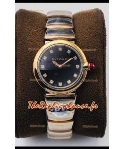 Bvlgari LVCEA Edition Montre en acier bicolore or rose - Réplique miroir 1:1