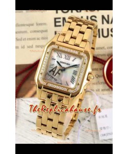 PANTHERE de Cartier Edition 27mm Cadran Perle Montre suisse miroir 1:1 Boîtier Or Jaune